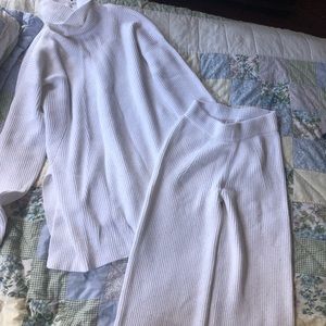 Adam Selman XS white knit set- new with tags - never been worn!